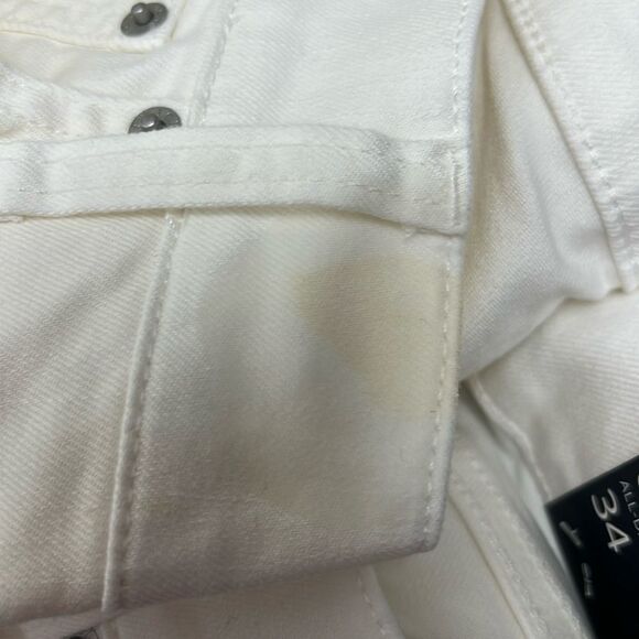 J. crew Factory Wide-leg crop jean stretch in seashell white NWT - Picture 16 of 16